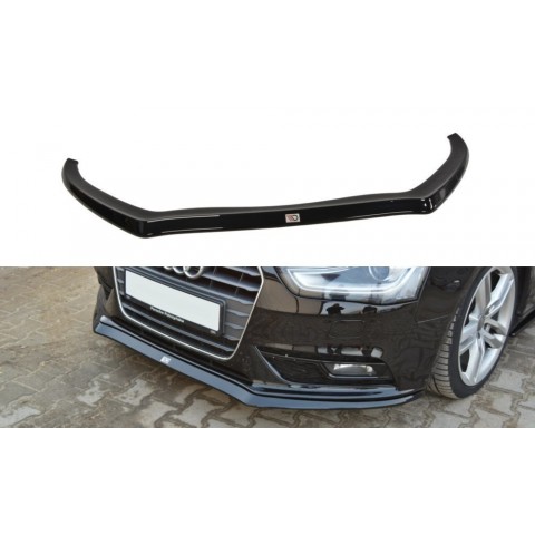 Splitter / dokładka zderzaka przód (v.2) - Audi A4 B8 Facelift