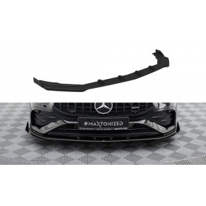 Splitter zderzaka przód Street Pro + FLAPS - Mercedes A35 AMG W177 Facelift