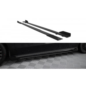 Dokładki progów Street Pro + FLAPS - Mercedes A35 AMG W177 Facelift