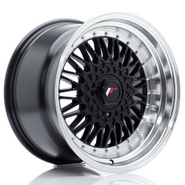 JR Wheels JR9 17x10 ET20 BLANK Gloss Black w/Machined Lip