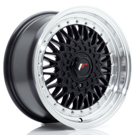 JR Wheels JR9 16x7,5 ET25 BLANK Gloss Black w/Machined Lip