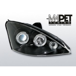Ford Focus I 01-04 Angel Eyes BLACK soczewki ringi LPFO02