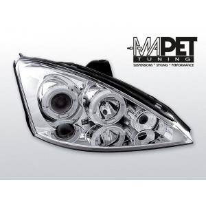 Ford Focus I 01-04 Angel Eyes CHROM soczewki ringi LPFO01