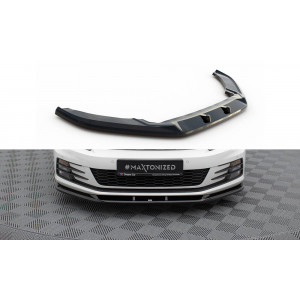 Splitter / dokładka zderzaka przód v.1 - VW Scirocco III Facelift 2014-