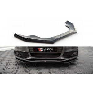 Splitter / dokładka zderzaka przód v.4 - Audi S4 B8 / A4 B8 S-line Facelift