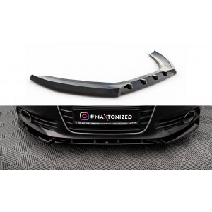 Splitter / dokładka zderzaka przód (v.2) - Audi A6 C7 Przedlift