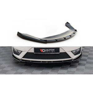 Splitter / dokładka zderzaka przód v.2 - Seat Ibiza Mk4 FR Facelift 2012-