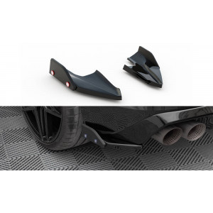 Splittery Boczne Tylnego Zderzaka V.5 + Flaps - VW Golf R Mk8