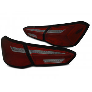 Lampy tył Ford Focus 4 18-21 smoked red LED - diodowe dynamiczne LDFO72