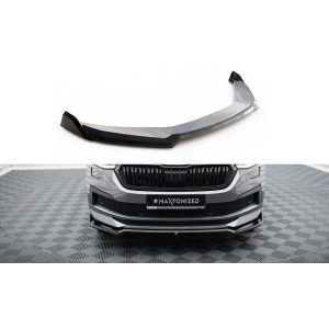 Przedni Splitter / dokładka (v.2) - Skoda Kodiaq Sportline Mk1 Facelift