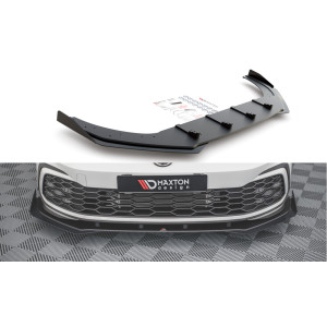 Splitter / Dokładka zderzaka przód Street Pro + Flaps - VW Golf 8 GTi / GTE / R-line