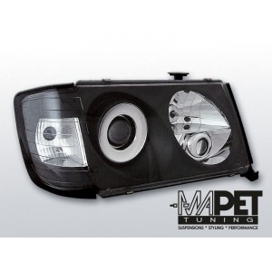 Mercedes E-klasa W124 85-93 clear BLACK soczewki LPME06
