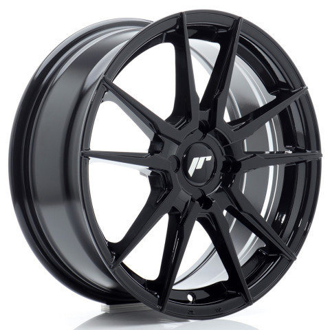 JR Wheels JR21 17x7 ET20-40 4H BLANK Gloss Black