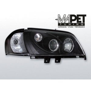 Mercedes C-klasa W202 clear BLACK soczewka LPME11