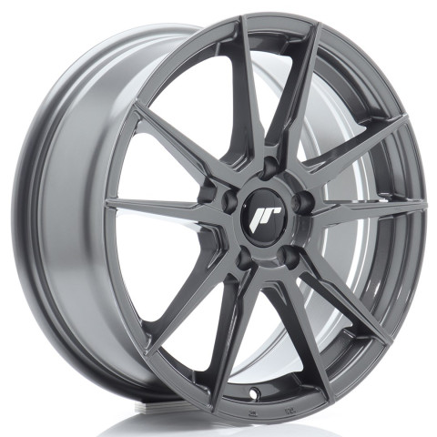 JR Wheels JR21 17x7 ET40 5x100 Hyper Gray