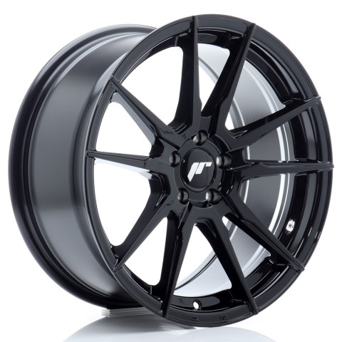 JR Wheels JR21 17x8 ET35 5x100 Gloss Black