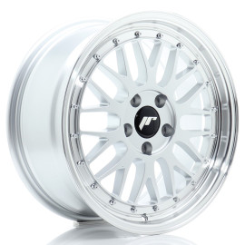 JR Wheels JR23 17x8 ET35 5x120 Hyper Silver w/Machined Lip