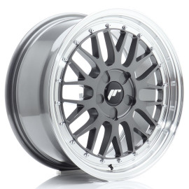 JR Wheels JR23 17x7,5 ET20-40 5H BLANK Hyper Gray w/Machined Lip