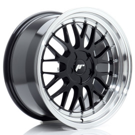 JR Wheels JR23 18x9,5 ET20-48 5H BLANK Gloss Black w/Machined Lip