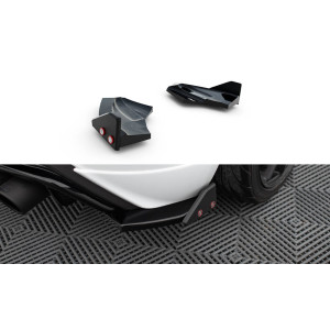 Splittery Boczne Tylnego Zderzaka (v.3) + Flaps - Ford Fiesta ST Mk7 FL
