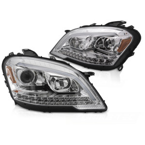 Mercedes M-klasa W164 ML CHROM LED diodowe dynamiczne LPMED9