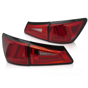Lampy tył LEXUS IS II RED WHITE LED SQL diodowe LDLE11