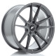 JR Wheels JR21 20x9 ET20-35 5H BLANK Hyper Gray