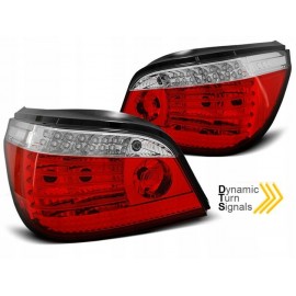 Lampy tył BMW E60 03-07 Red/White Led BAR Diodowe Dynamiczne LDBMG2