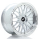 JR Wheels JR23 19x10 ET20-51 5H BLANK Hyper Silver w/Machined Lip