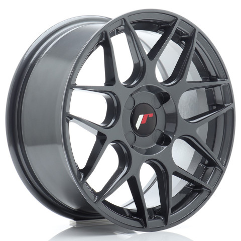 JR Wheels JR18 16x7 ET20-35 4H BLANK Hyper Gray