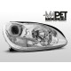 Lampy przód Mercedes S-klasa W220 02-05 CHROM XENON D2S soczewkowe LPME35