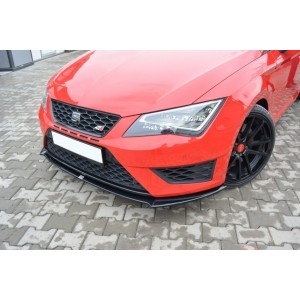 Przedni Splitter / dokładka v.3 - Seat Leon 3 CUPRA / FR 2012-