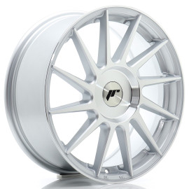 JR Wheels JR22 17x8 ET20-45 BLANK Silver Machined Face