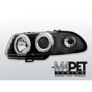 Opel Astra F 91-94 clear Angel Eyes BLACK soczewka LPOP02
