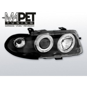 Opel Astra F 94-97 clear Angel Eyes BLACK soczewka LPOP04