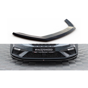 Przedni Splitter / dokładka (V.1) - Seat Leon 3 Facelift Cupra / FR