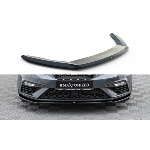 Przedni Splitter / dokładka (V.2) - Seat Leon 3 Facelift Cupra / FR