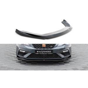 Przedni Splitter / dokładka (V.5) - Seat Leon Cupra / FR Mk3 FL