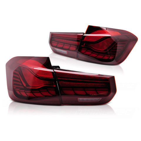 Lampy BMW F30 Red / White Diodowe dynamiczne LDBMK9