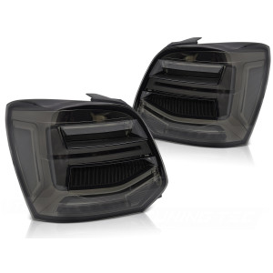 Lampy tył VW Polo V - SMOKED LED SEQ - Ciemne DIODOWE Dynamiczne LDVWV5