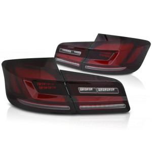 Lampy tył BMW F10 10-16 RED LED BAR - Diodowe Dynamiczne LDBMJ2