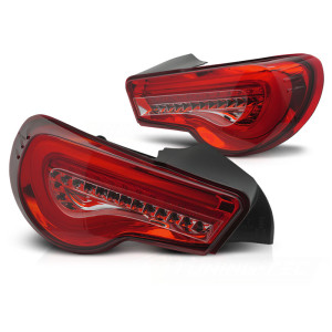 Lampy tył TOYOTA GT86 - RED LED BAR diodowe dynamiczne LDTO35