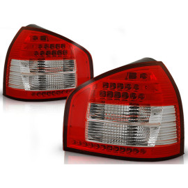 Lampy tył Audi A3 8L clearglass Red/White LED czerwono-białe LDAU41