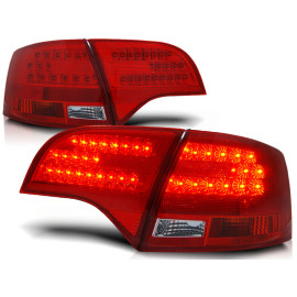 Lampy tył Audi A4 B7 Avant Kombi - Red/White Led - Diodowe LDAU60