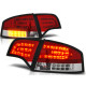 Lampy tył Audi A4 B7 Sedan - Red White Led - Czerwono Białe Diodowe LDAU70