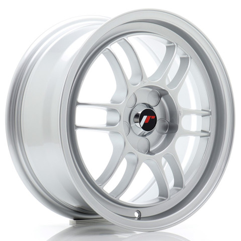 JR Wheels JR7 16x7 ET38 5H Blank Silver