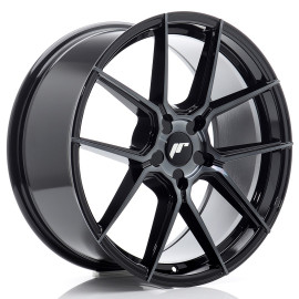 JR Wheels JR30 19x8 ET20-40 5H BLANK Black Machined w/Tinted Face