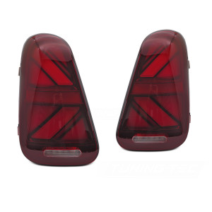 Lampy MINI COOPER R50 R52 R53 01-06 RED LED didowe Flagi LDMC25