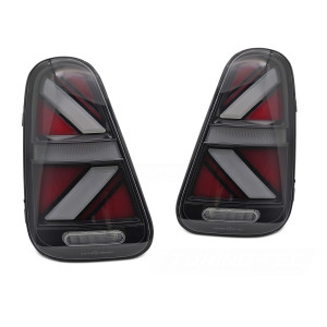 Lampy tył MINI COOPER R50 R52 R53 01-06 SMOKED LED diodowe Flagi LDMC26