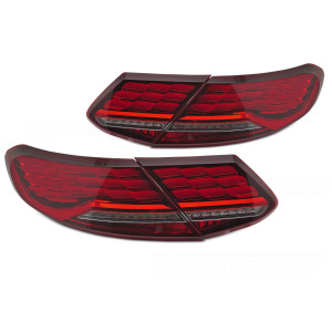 Lampy tył Mercedes C-klasa Coupe C205 red / white FULL LED - DIODOWE LDMEF7